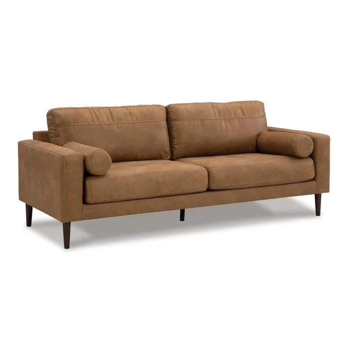 Diamond Modern Furniture Exclusive Design Telora Stationary Leather Look Sofa 4100238