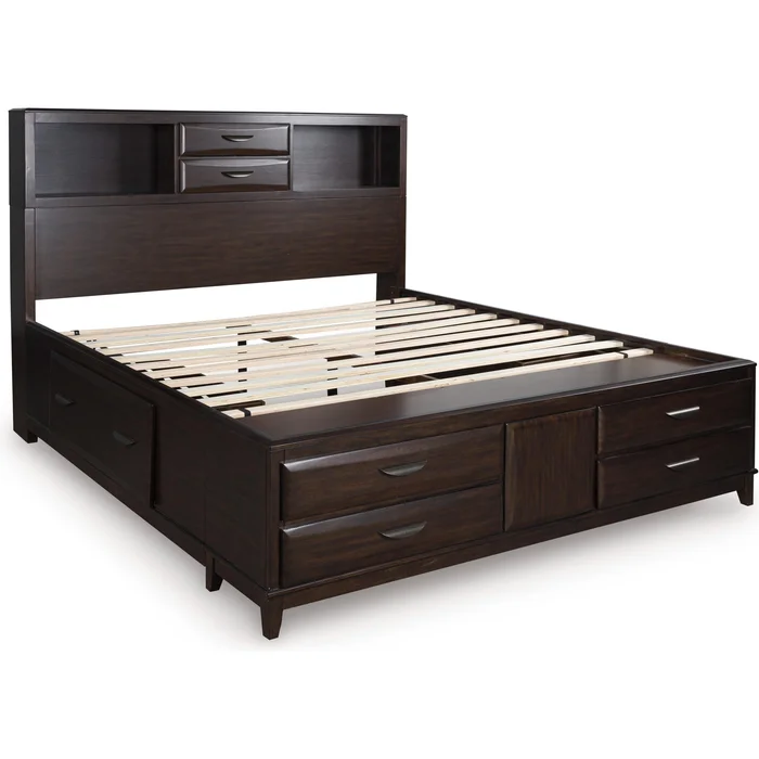 Diamond Modern Furniture Exclusive Design Vanmore California King Platform Bed with Storage B479-69/B479-66S/B479-95S