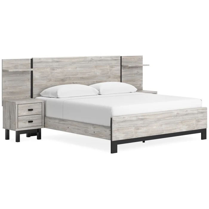 Diamond Modern Furniture Exclusive Design Vessalli King Panel Bed B1036-58/B1036-56/B1036-97/B1036-92/B1036-92/B1036-102