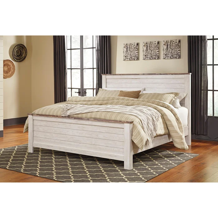 Diamond Modern Furniture Exclusive Design Willowton California King Panel Bed B267-58/B267-56/B267-94