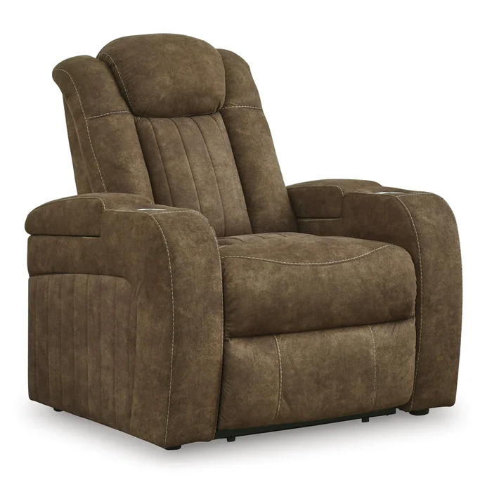 Diamond Modern Furniture Exclusive Design Wolfridge Power Leather Look Recliner 6070313