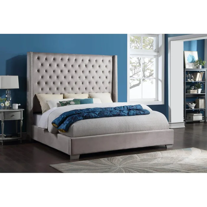Diamond Modern Furniture HH Queen Upholstered Bed HH329S-Q