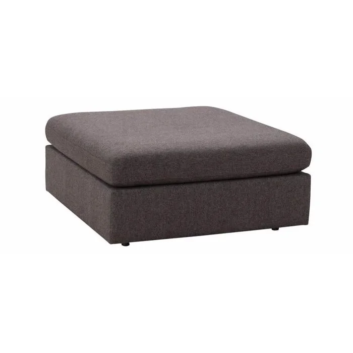 Diamond Modern Furniture NV Arny Fabric Ottoman ARNYSMOKE-OTT