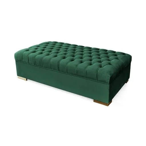 Diamond Modern Furniture NV Lauren Fabric Ottoman LAUREN OTT-GREEN