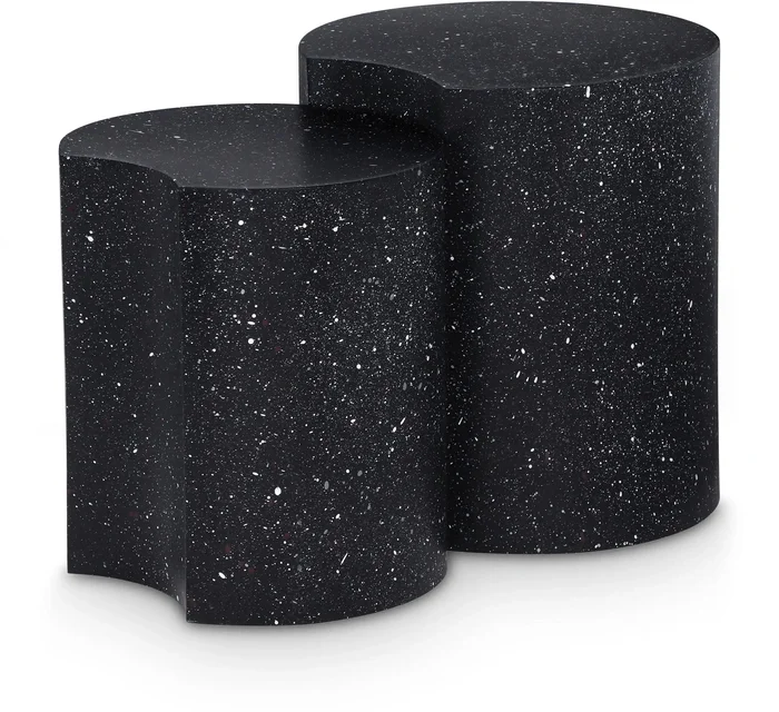 Dimple – Modular End Table – Terazzo Finish