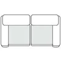 Divani Casa Everest – Modern Brown Leather Modular Sectional Sofa-2-Piece Sectional