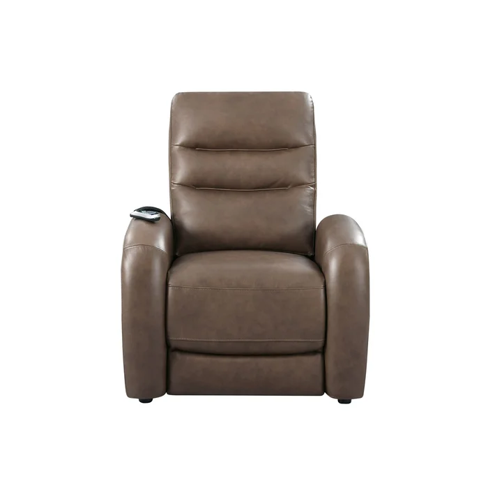 Divani Casa Huslia – Modern Brown Leather Zero Gravity Recliner Chair