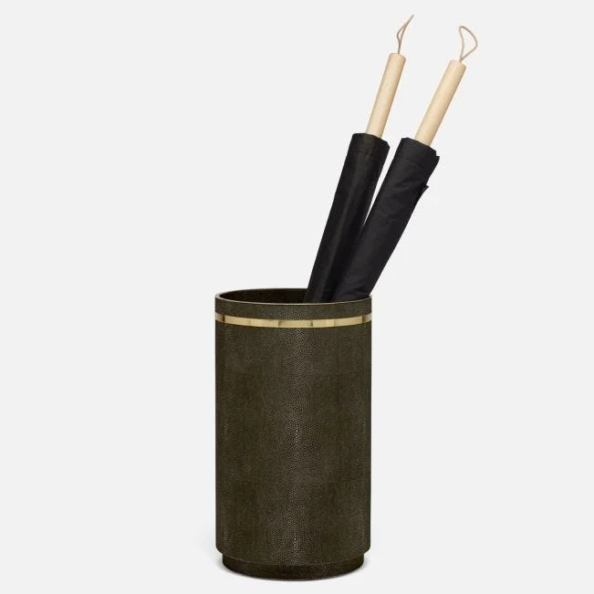 Dorval Dark Mushroom Umbrella Stand 10″D x 17″H