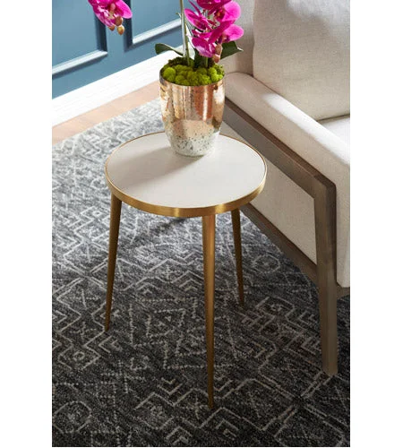 Dresden Side Table – Gold-Amber