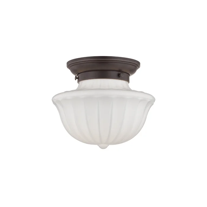 Dutchess 1 Light Small Flush Mount Old Bronze