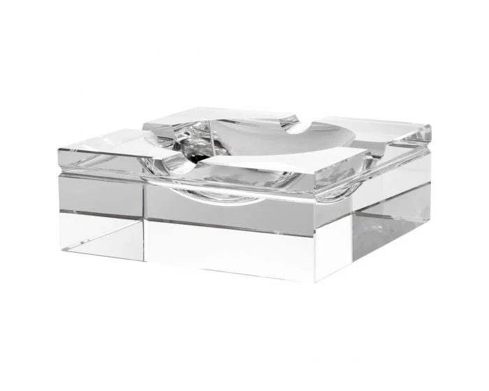 Eichholtz Acolyte Crystal Glass Ashtray