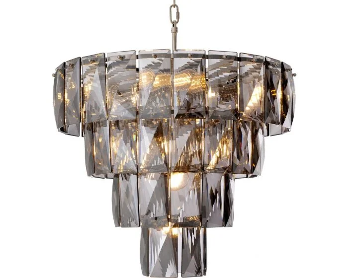 Eichholtz Amazone Chandelier Small – Smoke Glass UL