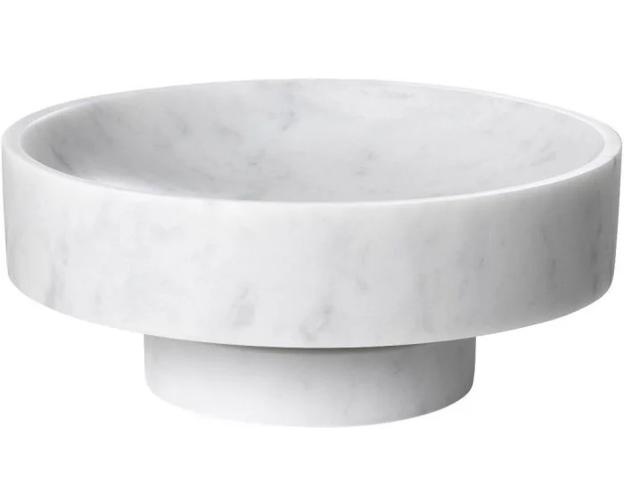 Eichholtz Bowl Santiago – Carrara White Marble
