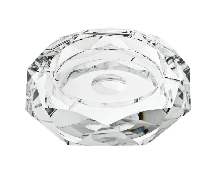 Eichholtz Bruce Crystal Glass Ashtray