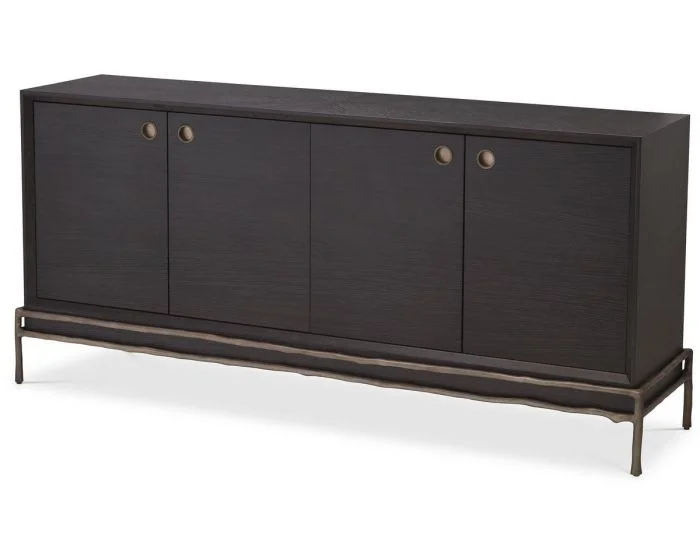 Eichholtz Dresser Premier Charcoal Grey Oak Veneer
