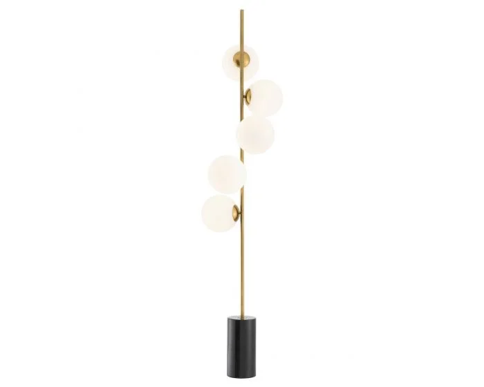 Eichholtz Tempo Antique Brass Finish E12 Floor Lamp