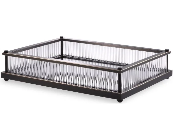 Eichholtz Tray Cora Rectangular – Nickel