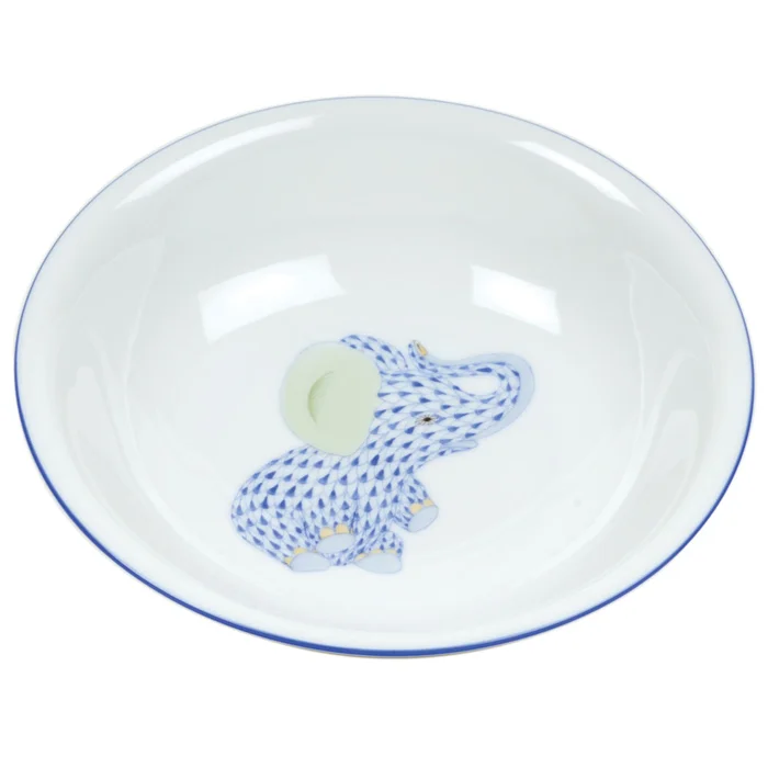 Elephant Blue Bowl 7 in D