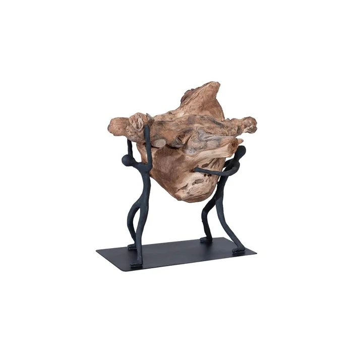 Erossi Tabletop Sculpture, Freeform High Lift, With Base