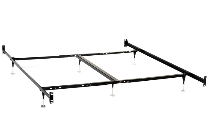 Esme California King Bed Frame Black (Headboard & Footboard)