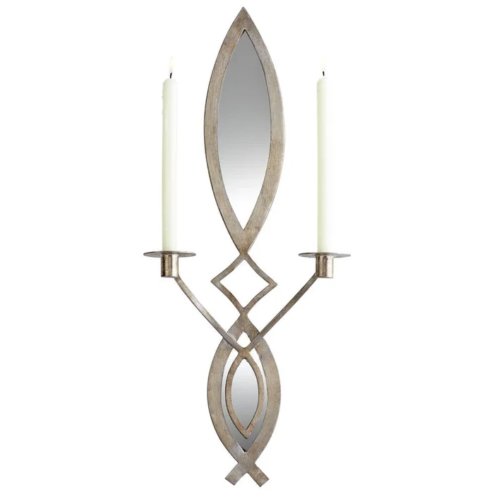 Exclamation Wall Candle Holder – Silver-Grey-Smoke