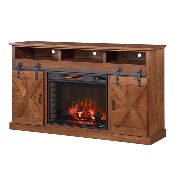 Farmhouse – Electric Fireplace TV Stand For TV