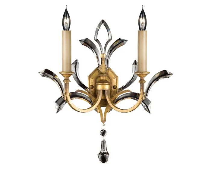 Fine Art Lamps Beveled Arcs Gold Sconce – 761350ST (Promo)