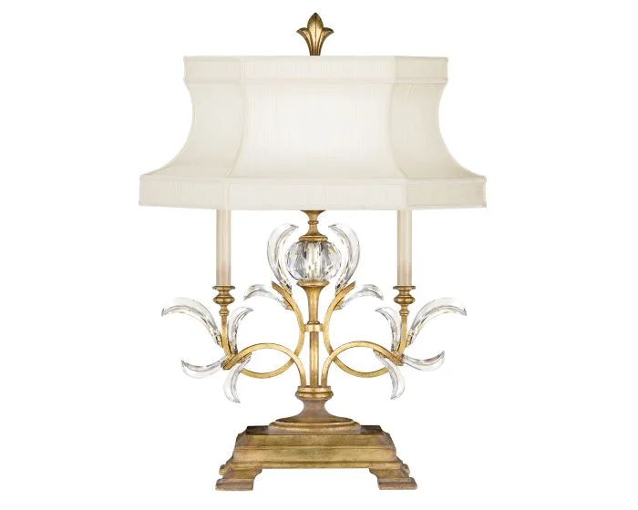 Fine Art Lamps Beveled Arcs Gold Table Lamp – 769110ST (Promo)