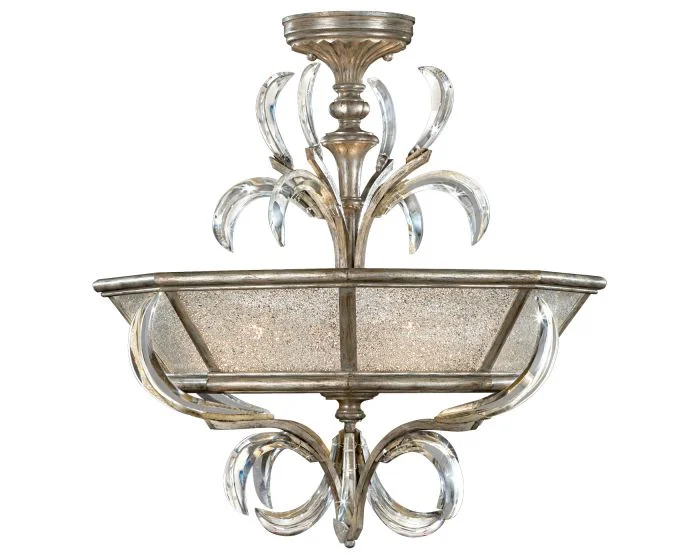 Fine Art Lamps Beveled Arcs Semi-Flush Mount – 704340ST (Promo)