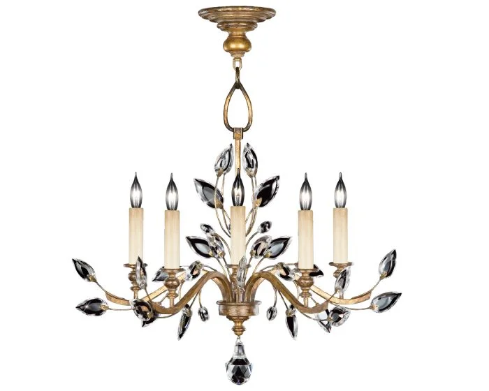 Fine Art Lamps Crystal Laurel Gold Chandelier – 775840ST (Promo)