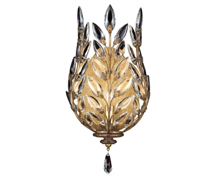 Fine Art Lamps Crystal Laurel Gold Sconce – 773850ST (Promo)
