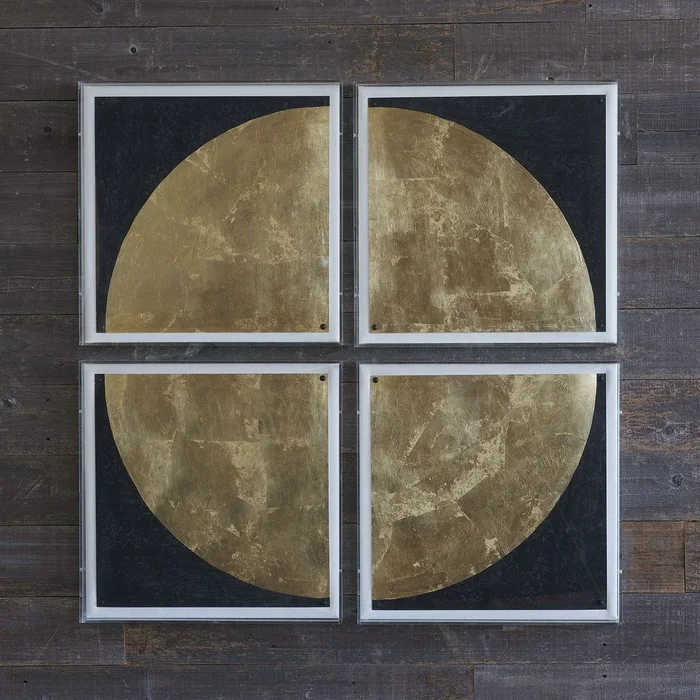 Gold Moon Artwork (Set of 4)