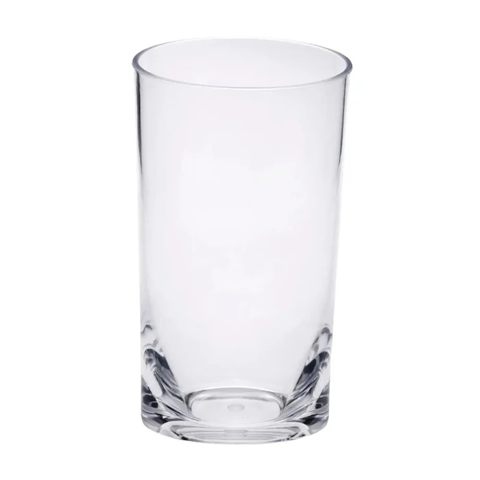 Halo – Leading Ware Oval Tritan Glasses (Set of 4) Hi Ball 15Oz Plastic Bpa Free – Clear
