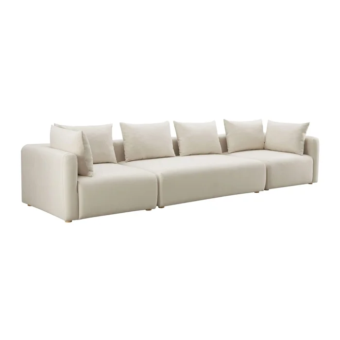 Hangover – 145″ Long Linen Sofa – Cream