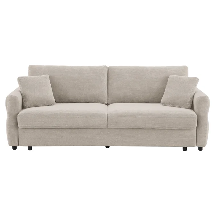 Haran 92″L Upholstered Sofa with Sleeper