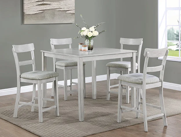 Henderson 5Pk Counter Dining Sets Drift Wood