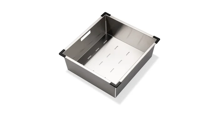 Houzer 13-11/16″ x 15-1/16″ Stainless Steel Colander