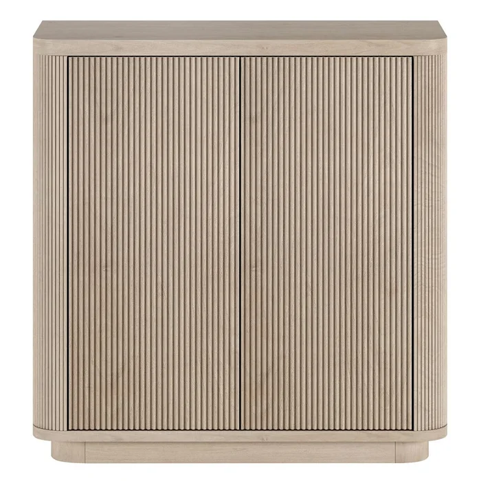 Hudson & Canal – Easton 32in Wide Rectangular Accent Cabinet in Alder White – AC2226