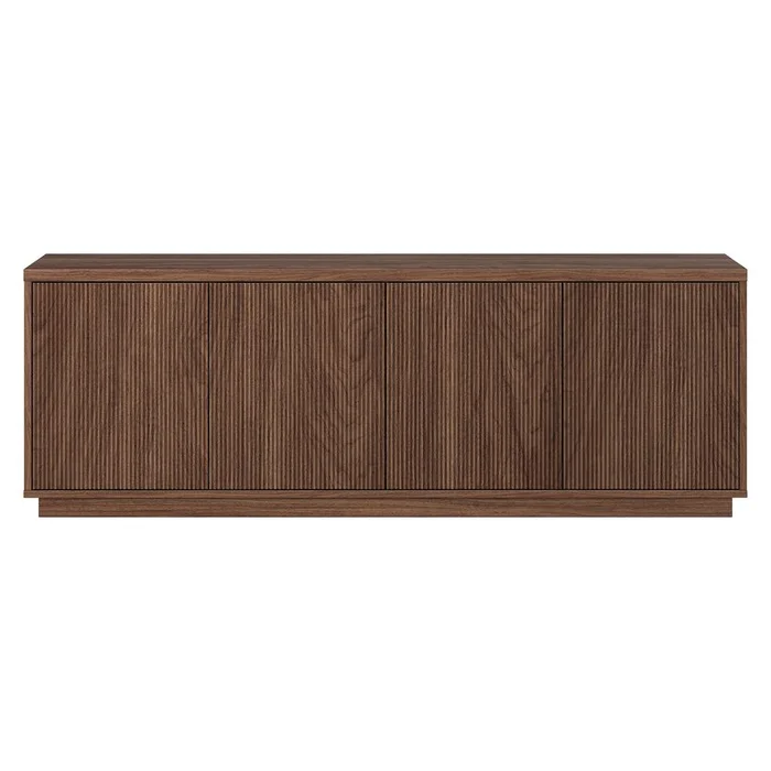 Hudson & Canal – Hanson Rectangular TV Stand for TVs up to 75in in Satin Walnut – TV2281
