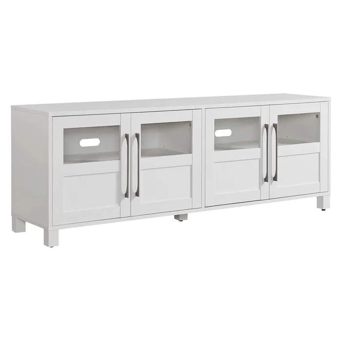 Hudson & Canal – Holbrook Rectangular TV Stand for TVs up to 75in in White – TV1723