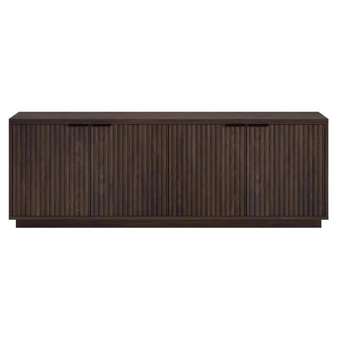Hudson & Canal – Mansfield Rectangular TV Stand for TVs up to 78in in Alder Brown – TV2164