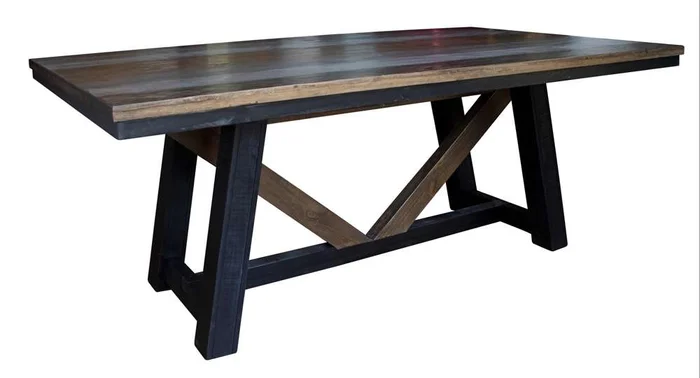 IFD – Antique Gray Dining Table – IFD9771TBL
