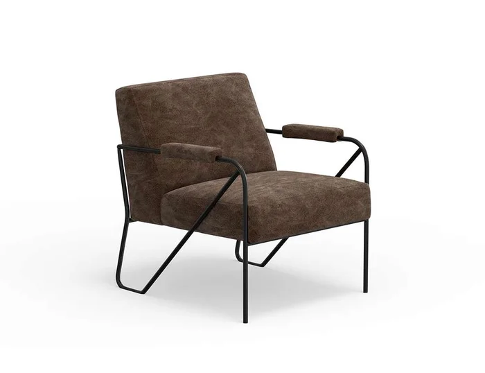 IFD – Lotus – Wooden Frame & Metal Base, Armchair – IUP132-ACH-212
