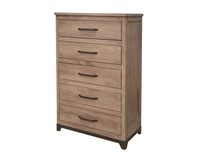 IFD – Natural Parota – 5 Drawers, Chest – IFD8681CHT