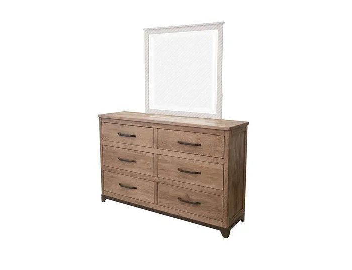 IFD – Natural Parota – 6 Drawers, Dresser – IFD8681DSR