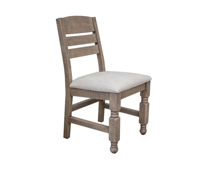 IFD – Natural Stone – Upholstered Seat Wooden Chair (Set of 2) – IFD4091CHR