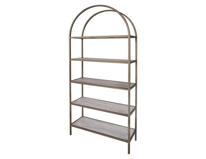 IFD – Sahara 5 Shelves, Bookcase – IFD2951BKS