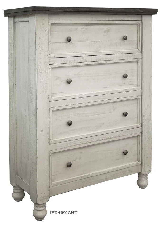 IFD – Stone 4 Drawer Chest – IFD4691CHT