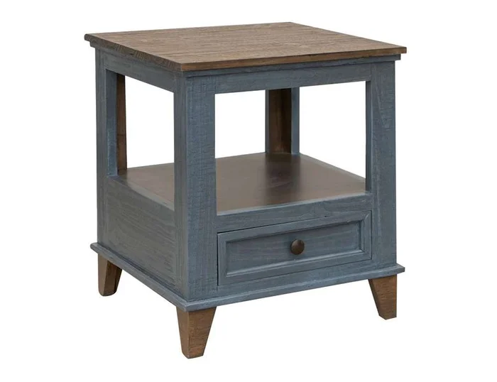 IFD – Toscana – 1 Drawer End Table – IFD1601ENDBL