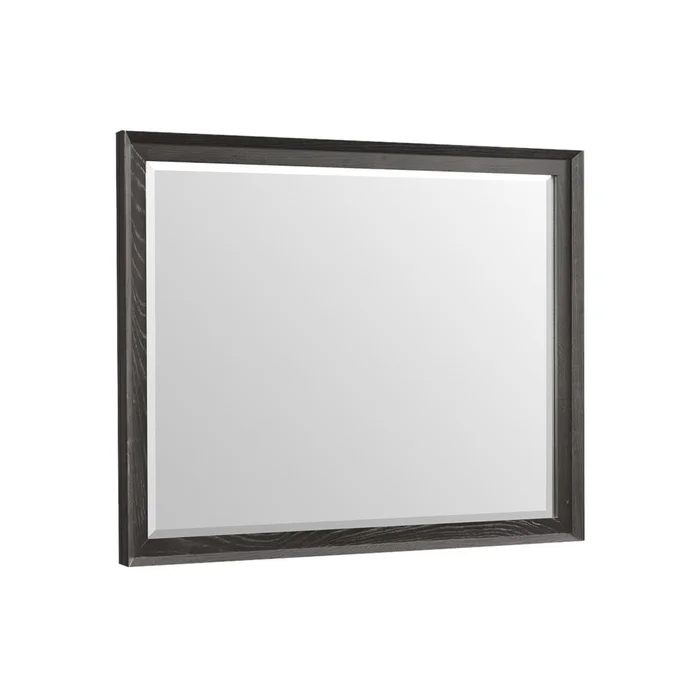 Intercon Furniture – Bayside Dresser Mirror in Black – BY-BR-9891-BLK-C